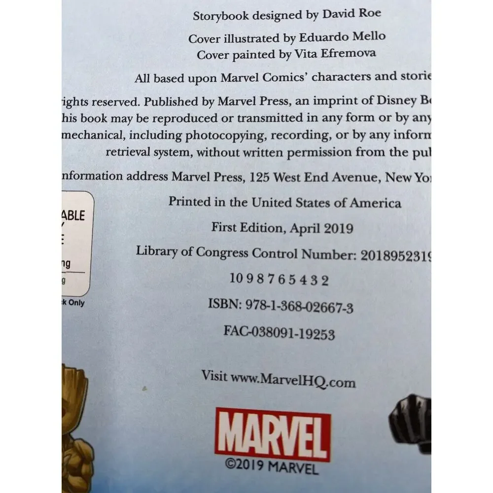 5-Minute Marvel Stories‎ (5-Minute Stories) First Edition 2019
